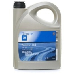 Flacone da 5 litri di Olio Motore Originale GM Opel Dexos2 5w30 Acea C3