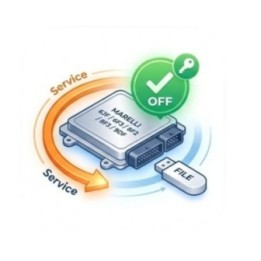 Servizio File IMMO OFF Scodifica Magneti Marelli  (6JF / 6F3 / 8F2 / 8F3 / 9DF)